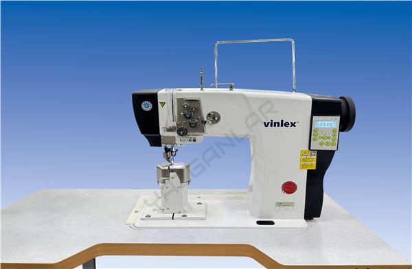 VINLEX VX-448 YENİ NESİL ÇİFT İĞNE İPLİK KESİCİLİ SAYA AYAKKABI DİKİŞ MAKİNASI