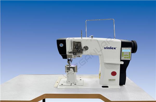 VINLEX VX-448-F YENİ NESİL TAM OTOMATİK ÇİFT İĞNE İPLİK KESİCİLİ SAYA AYAKKABI DİKİŞ MAKİNASI